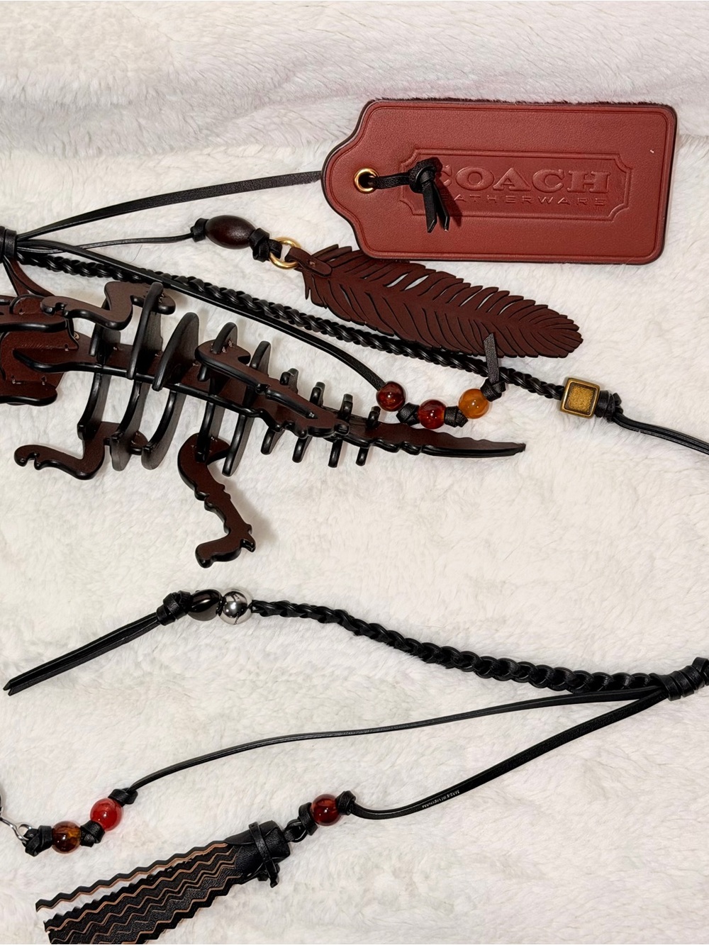 Coach rogue 40 loved Leather set of (CHARMS only ) special edition. - Picture 4 of 5